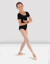 Load image into Gallery viewer, Childrens Bloch Ballet Cotton Short Sleeved Leotard