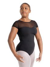 Load image into Gallery viewer, Capezio Meryl Mesh Yoke Short Sleeve Leotard