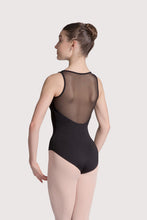 Load image into Gallery viewer, Capezio Black Mesh Back Tank Leotard
